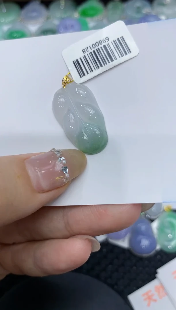 【闪购商品】翡翠颈饰18K金镶嵌222222222