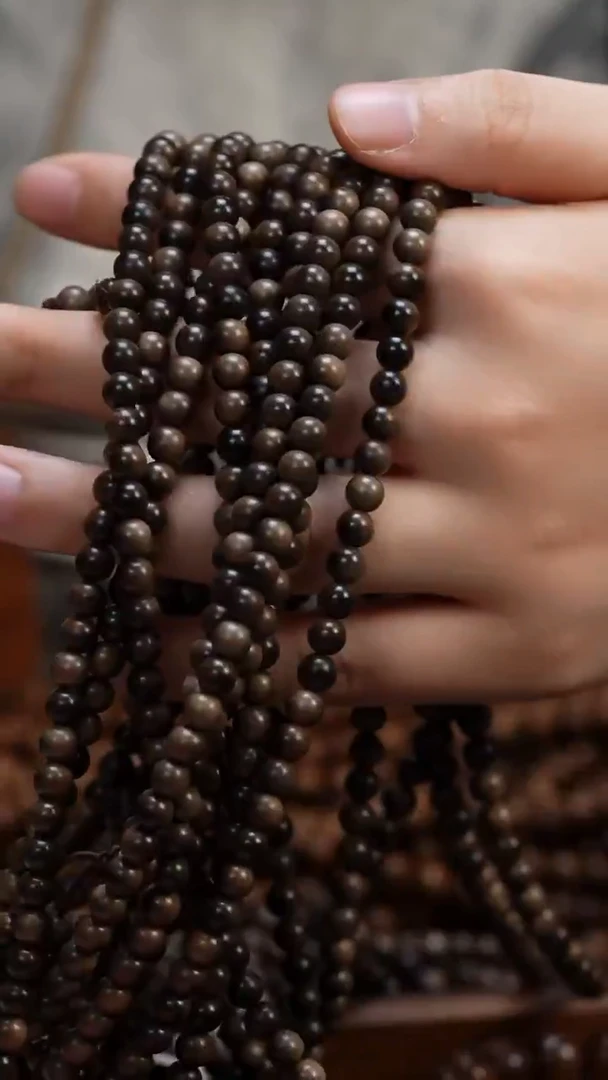 檀香木手串/手链阴沉老山檀香0.6圆珠多样式发其一