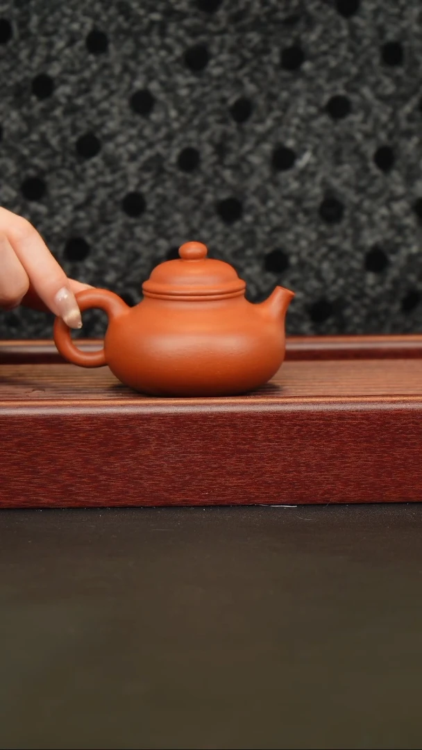 【闪购商品】紫砂茶壶95红降坡容天0007