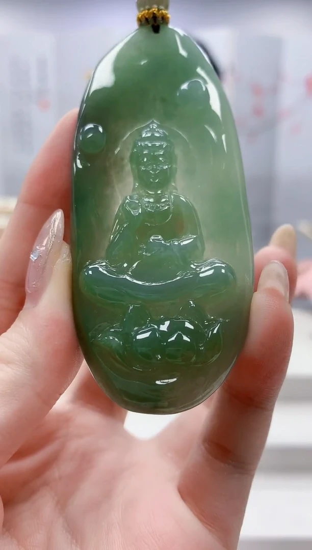 定制翡翠未镶嵌5028jw-毛货挂件51