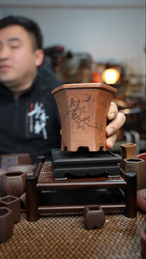 【闪购商品】紫砂花盆長木軒精品紫砂