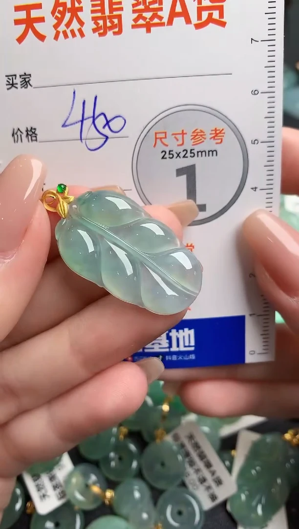 【闪购商品】翡翠颈饰18K金镶嵌0195448570