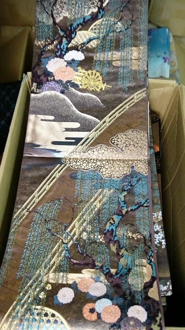 织绣织锦102六通垂柳