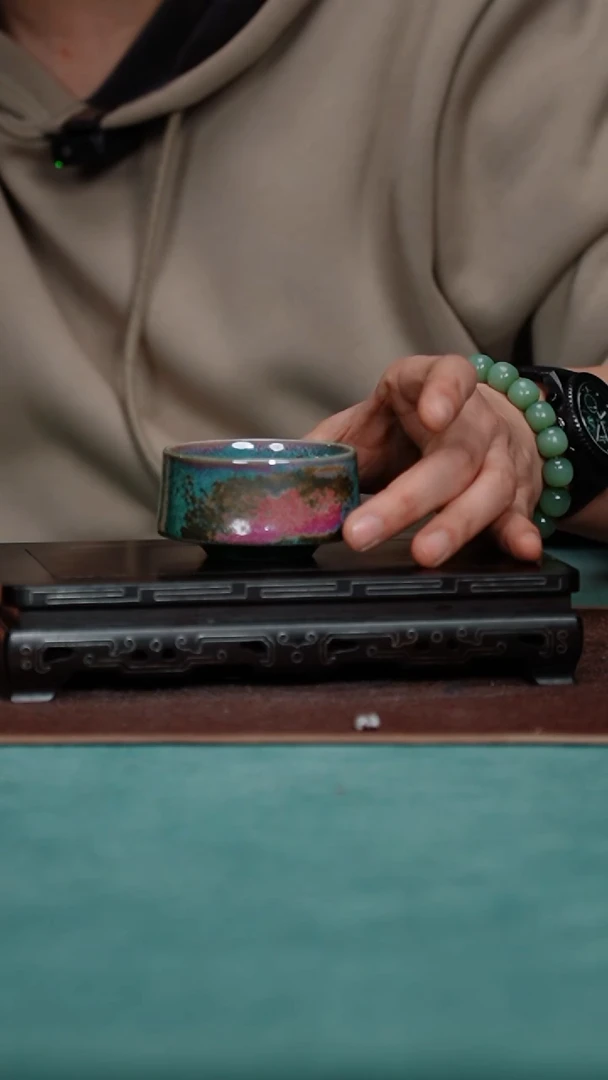 【闪购商品】136-1梯形杯（炉钧釉）