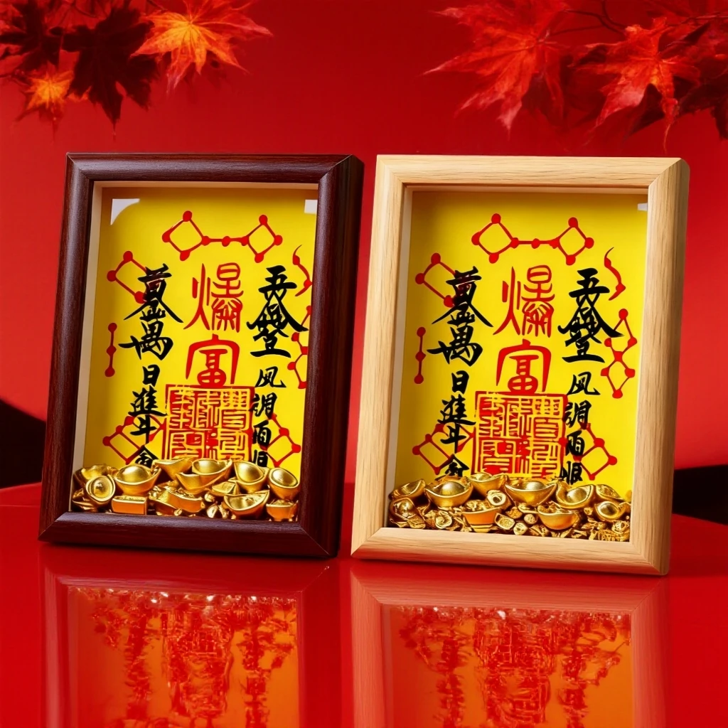 黄金万两小摆件玻璃创意入户玄关装饰摆台乔迁新居开业中秋礼物