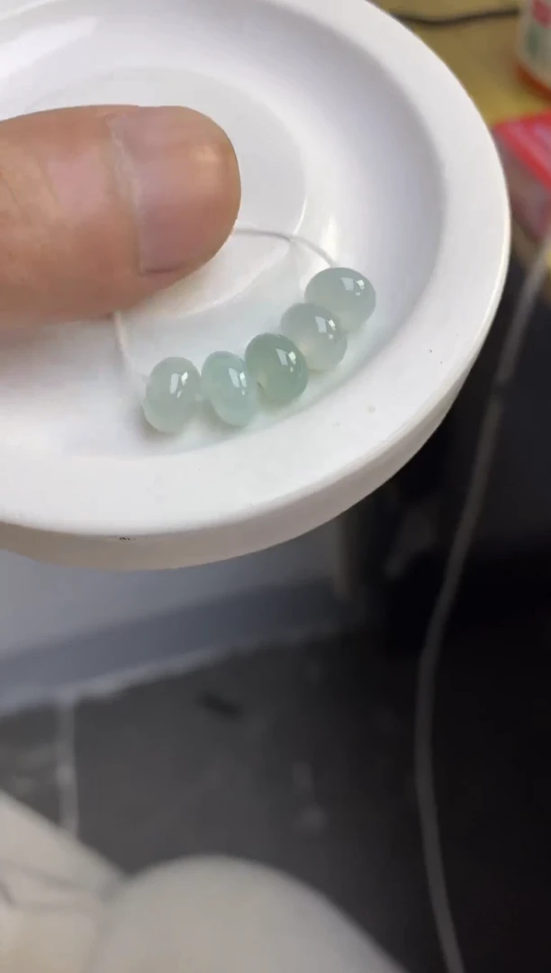 翡翠散珠107天然A货翡翠散珠卡