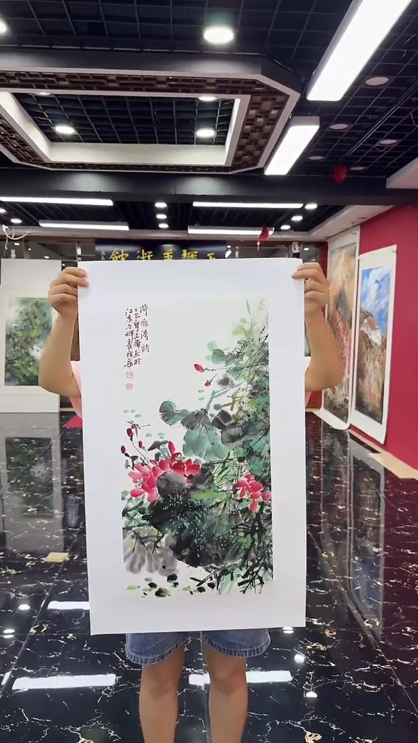 国画国画绘画山水花鸟