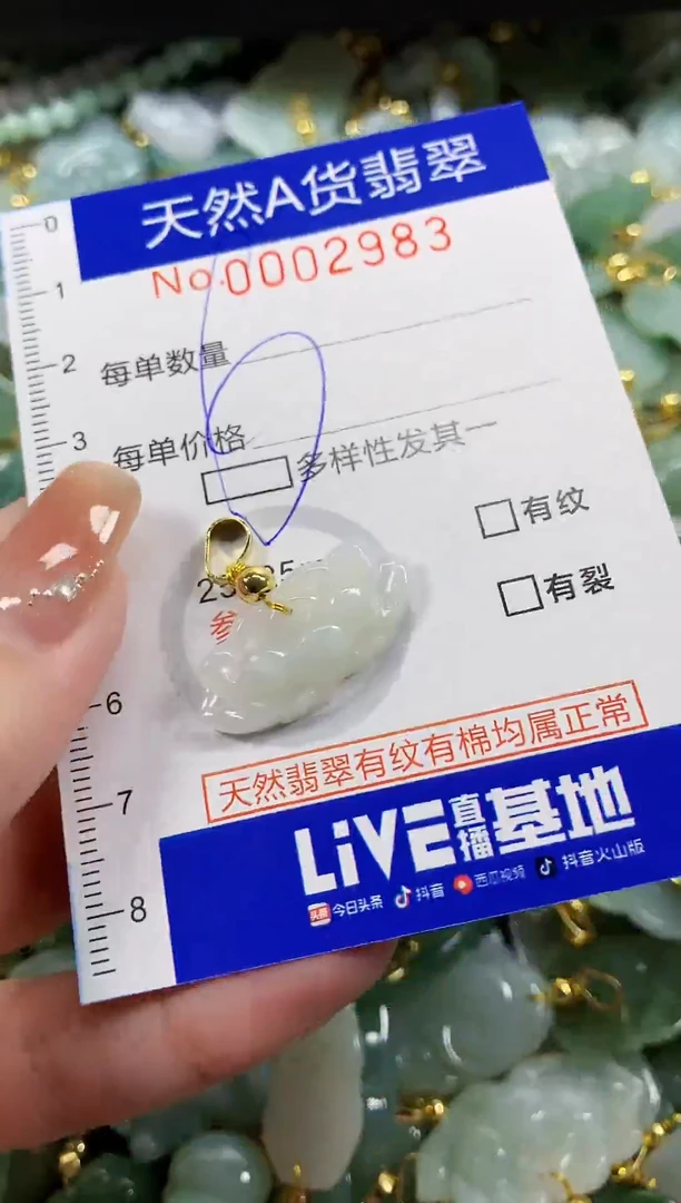 颈饰未镶嵌翡翠天然A货翡翠