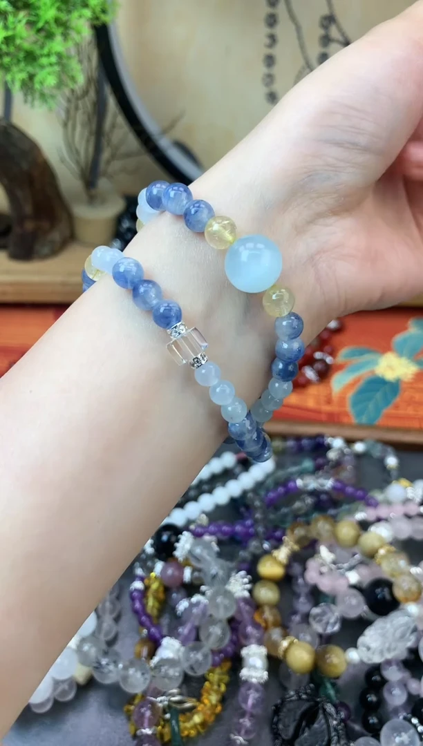 【闪购商品】蓝晶石手串未镶嵌1306