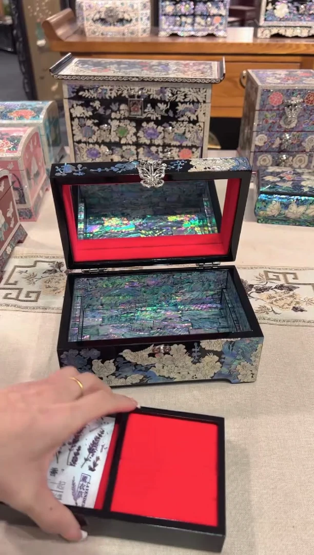 【闪购商品】满贝底按扣·弘贝雅螺钿漆器文化馆