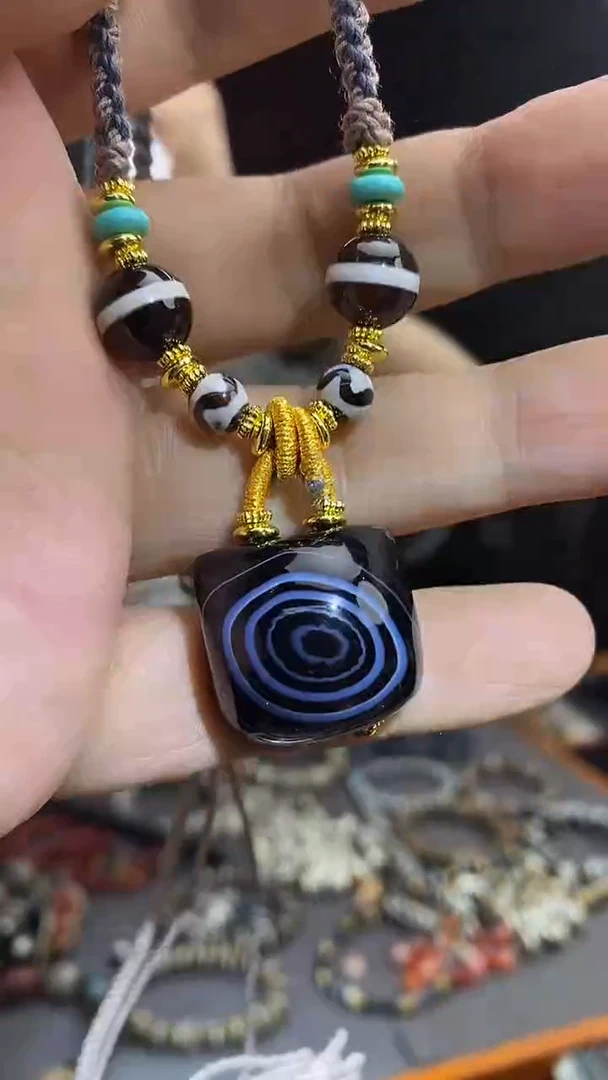 未镶嵌颈饰玛瑙/玉髓-0725 -120