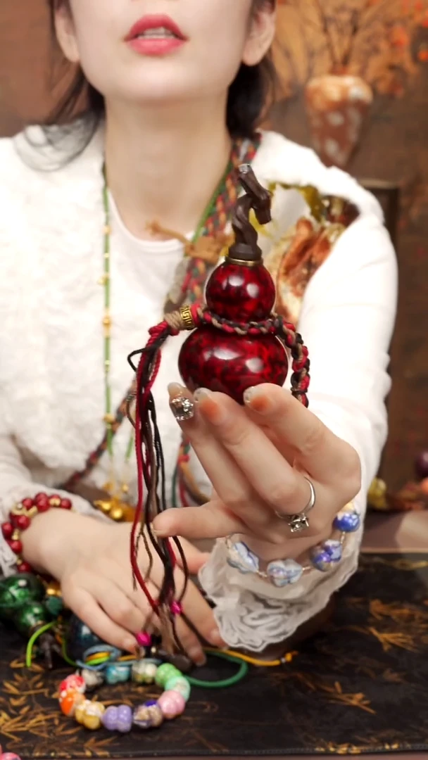 67--大漆开口小葫芦----168