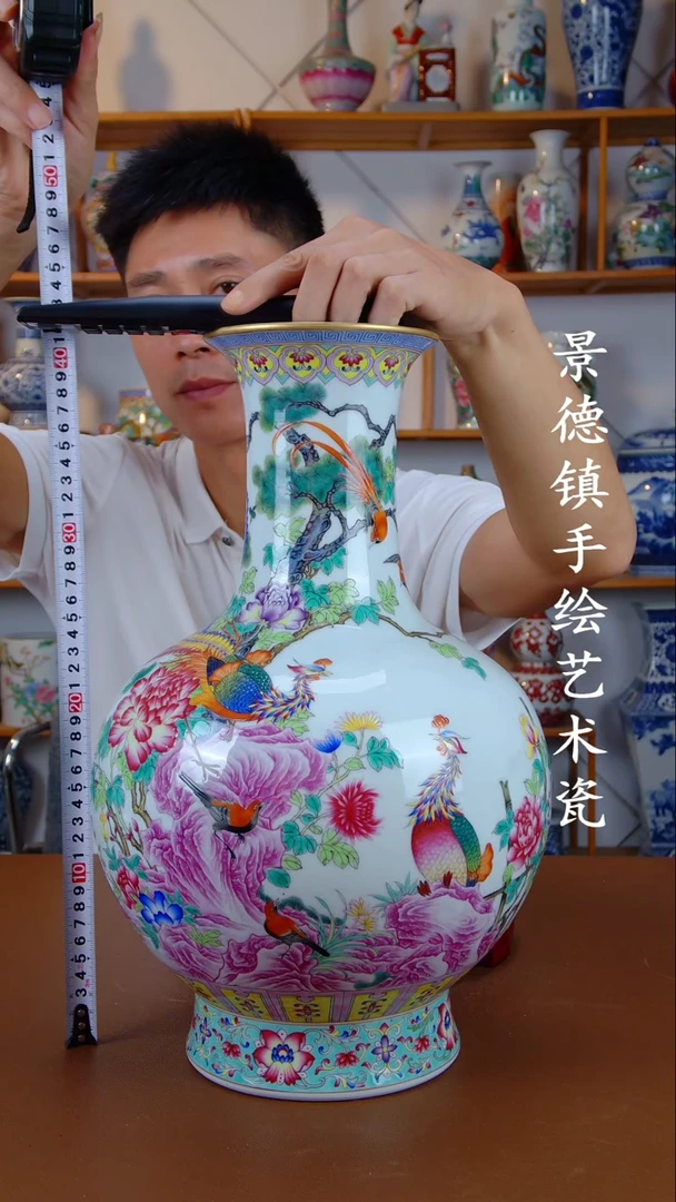 现代景德镇手工手绘陶瓷摆件78