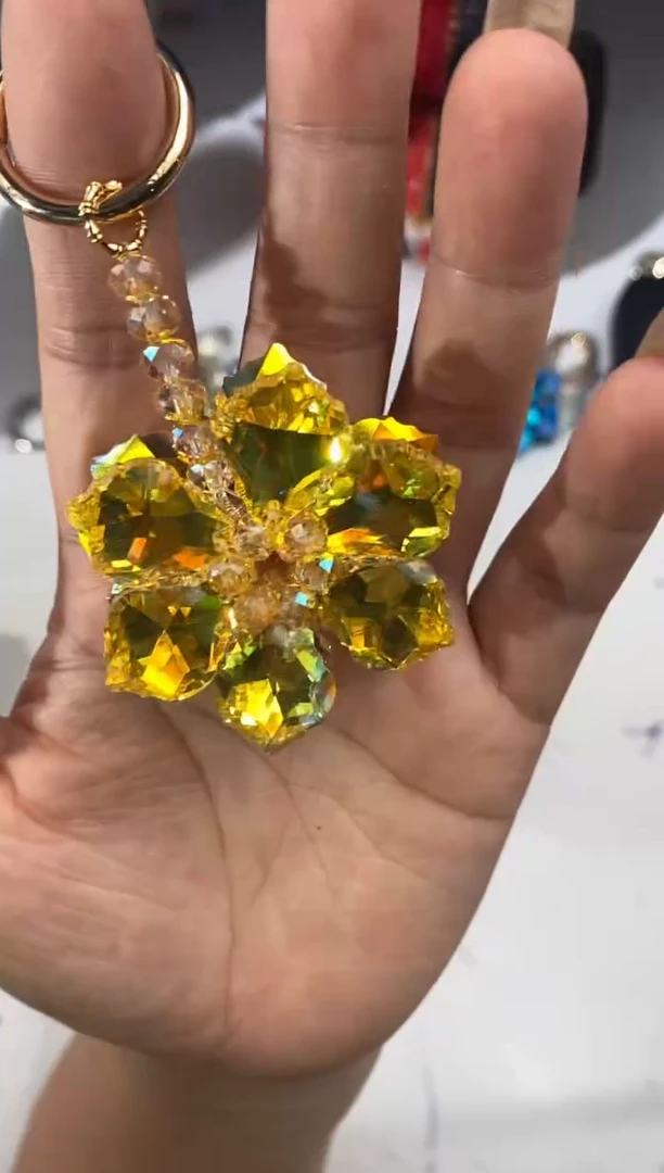 玻璃0302有钱花材料包1套艳金色