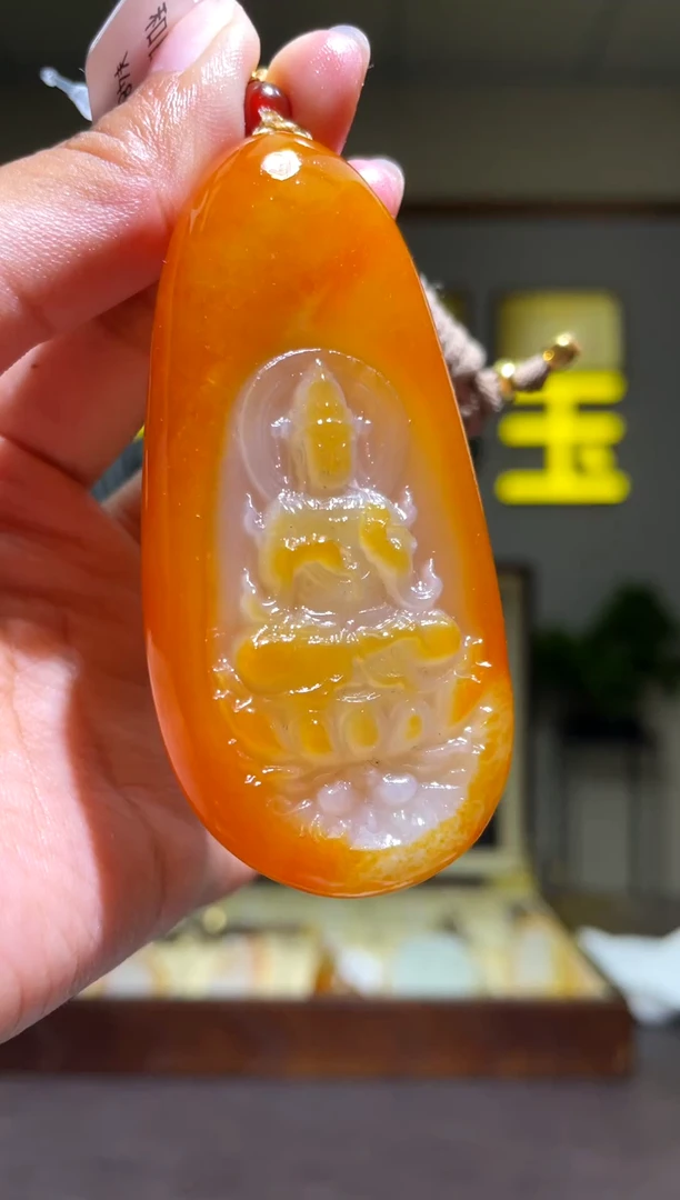未镶嵌和田玉挂件Y*子观音