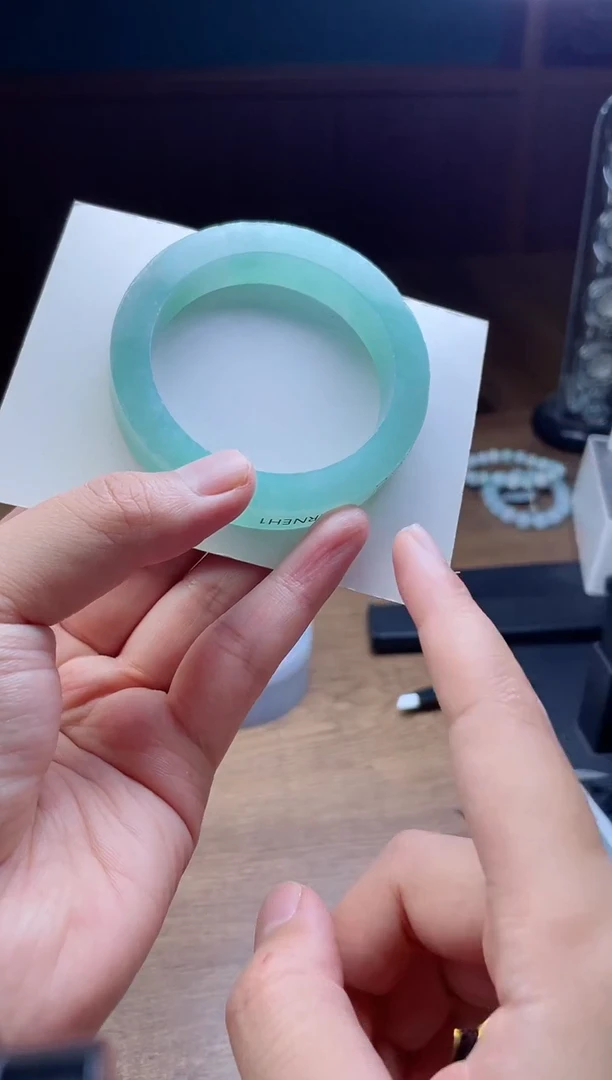 未镶嵌手镯定制翡翠萍***线定制
