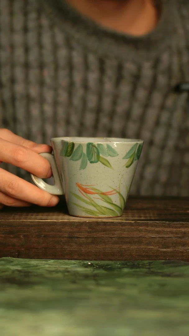 瓷器青诗集手工手绘瓷器