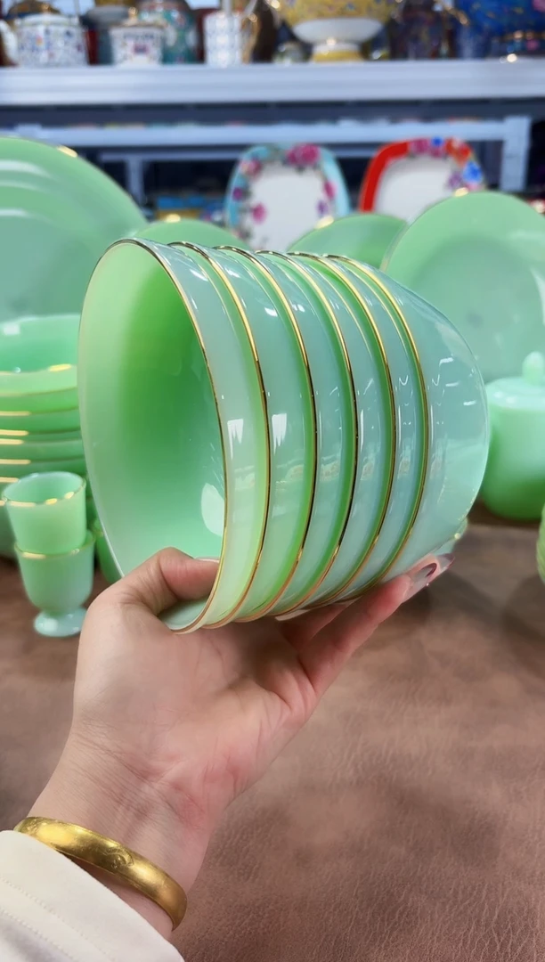 玉瓷5.5英寸饭碗6个