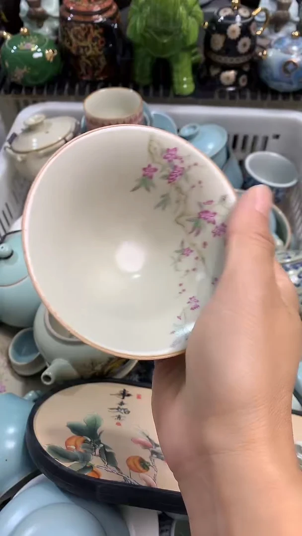 微微瑕疵茶杯茶具盖碗【安全包装不带礼盒】
