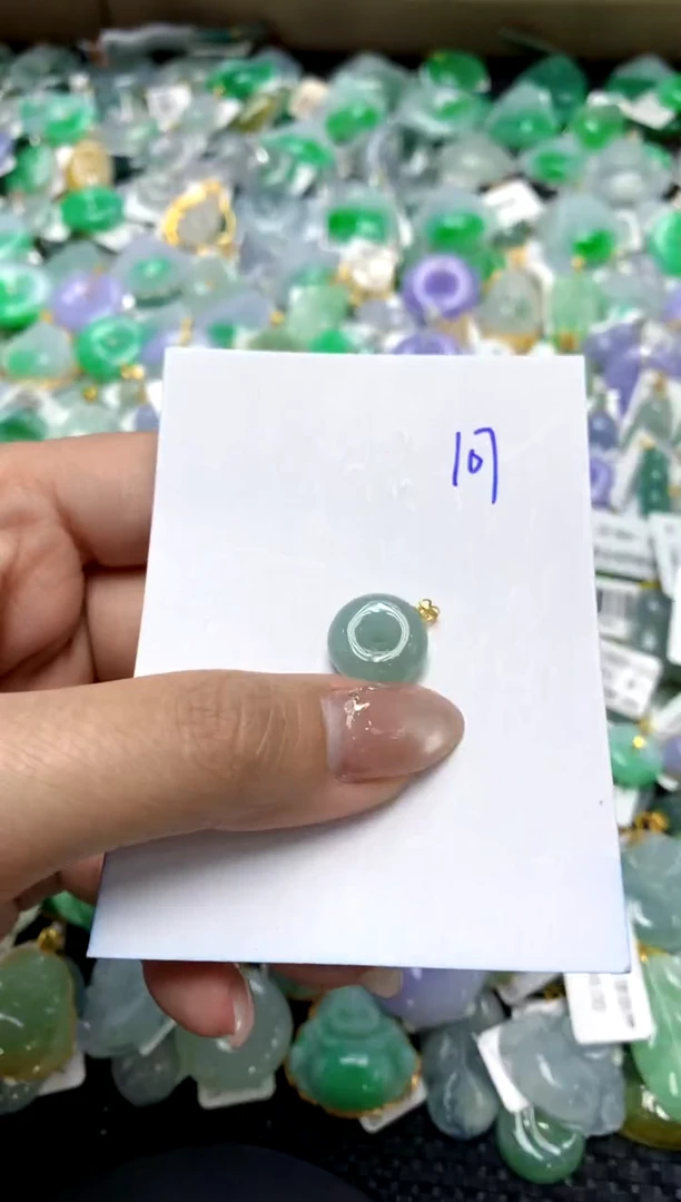 【闪购商品】翡翠颈饰18K金镶嵌11111111111111111