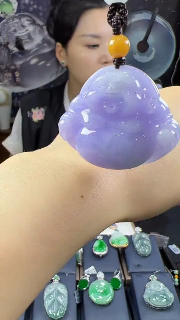 未镶嵌挂件翡翠佛公