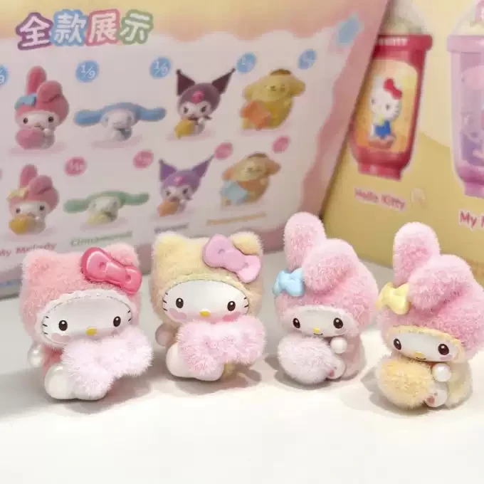【猜款式】三丽鸥茸茸小宝贝卡通潮玩公仔盲盒