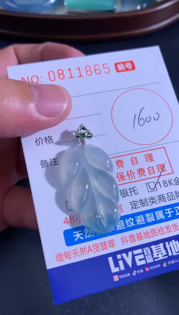 翡翠未镶嵌颈饰天然A货翡翠