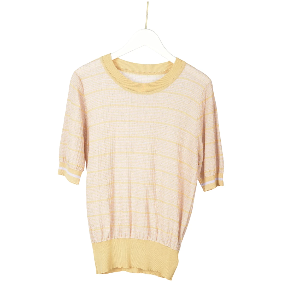 【专柜捡漏F-2】深圳中高端女装OLSB-上衣3790米色正码