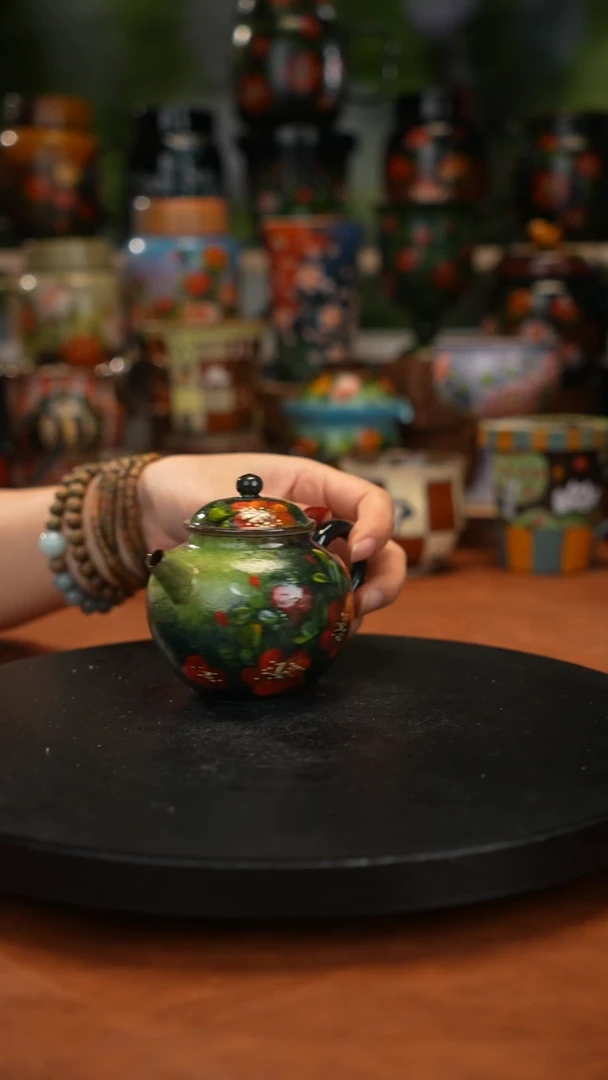 油画手绘 釉下彩