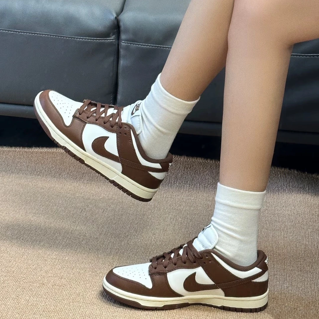 耐克/NIKE(官方正品)男女款DUNK复古流光风棕色休闲鞋DD1503124