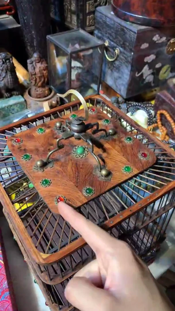 木黄花梨   鸟笼