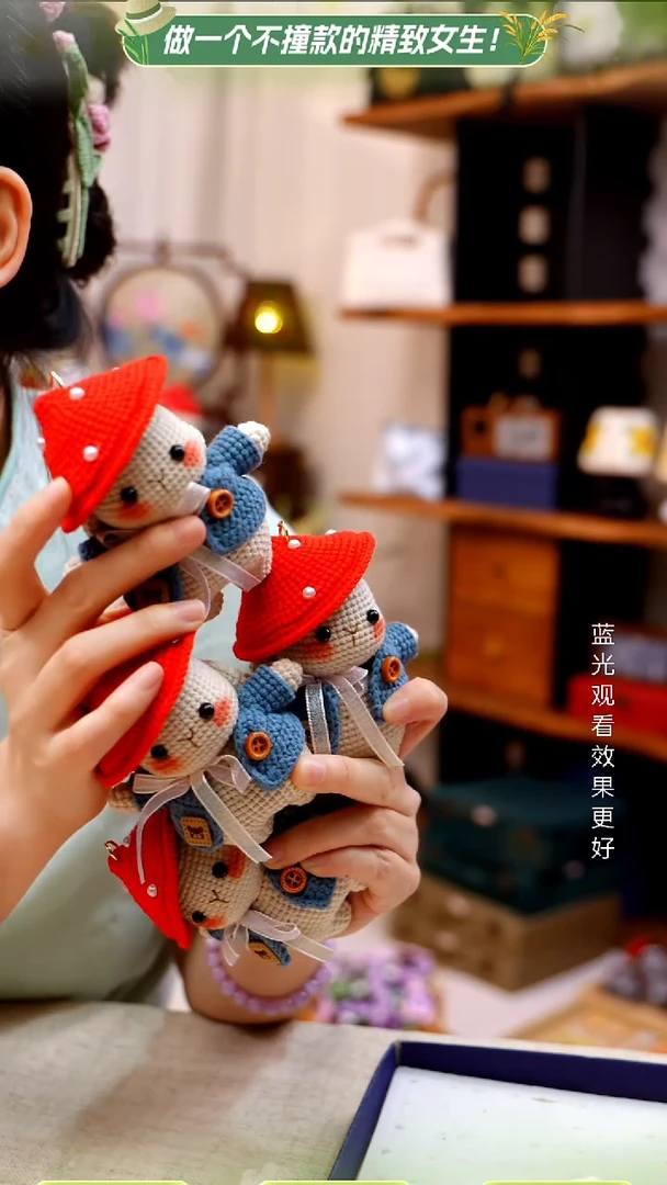 织绣【精品玩偶】纯手工非遗钩织