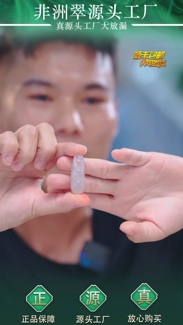 石英质玉未镶嵌颈饰玉*豆子