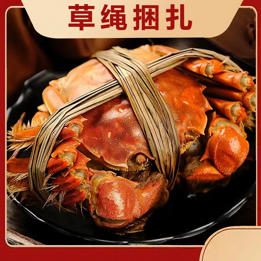 【活蟹现发】江苏精品大闸蟹全公蟹4.0-3.7两到手10只礼盒装MM