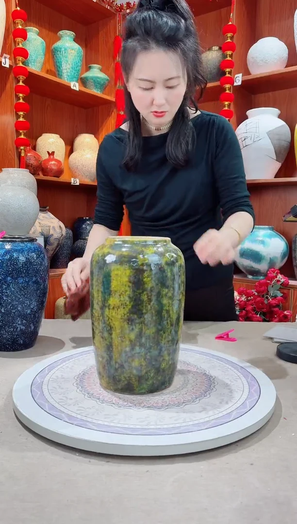 【闪购商品】瓶陶瓷花瓶 无花 微瑕a797