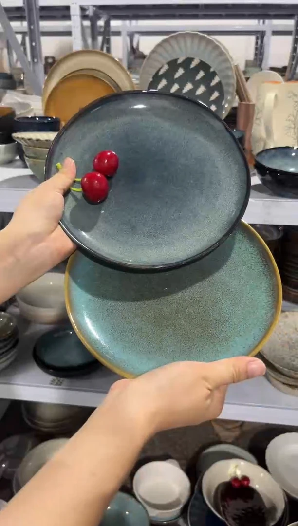 陶瓷外贸尾货瑕疵满20包邮X2 小盘组合