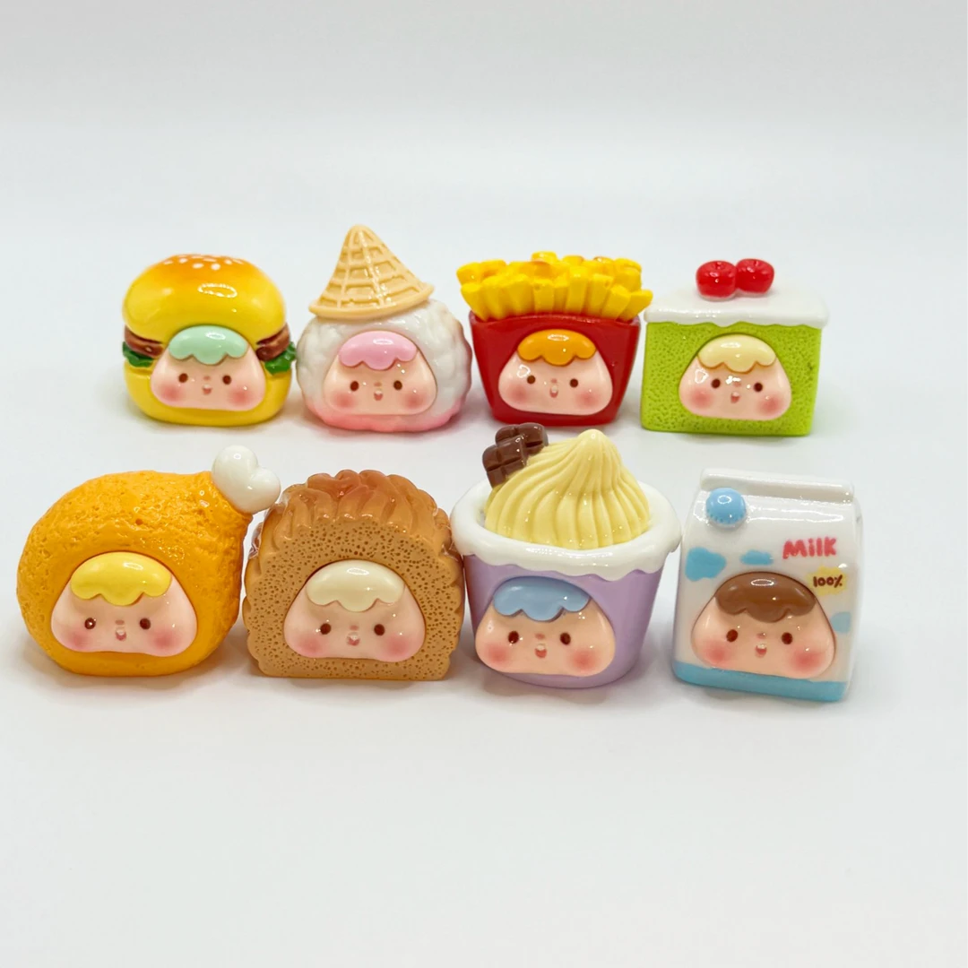 【对对碰  九宫格】食玩崽崽树脂DIY摆件卡通可爱精致