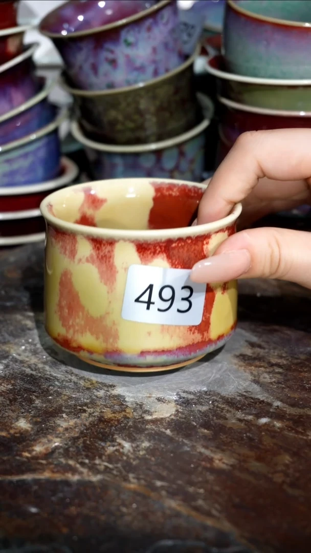 摆件精品窑变钧瓷茶器