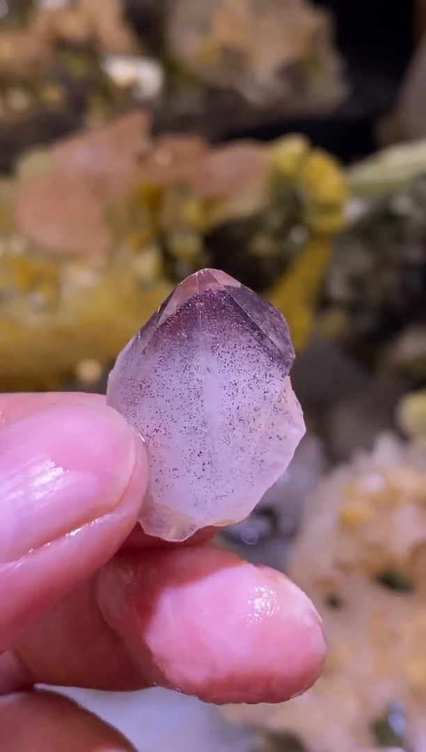 未镶嵌珠宝半成品水晶44号四川美姑超七花园水晶