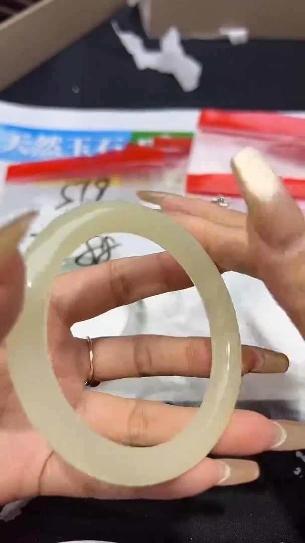 未镶嵌手镯石英质玉晴水圈口57.9