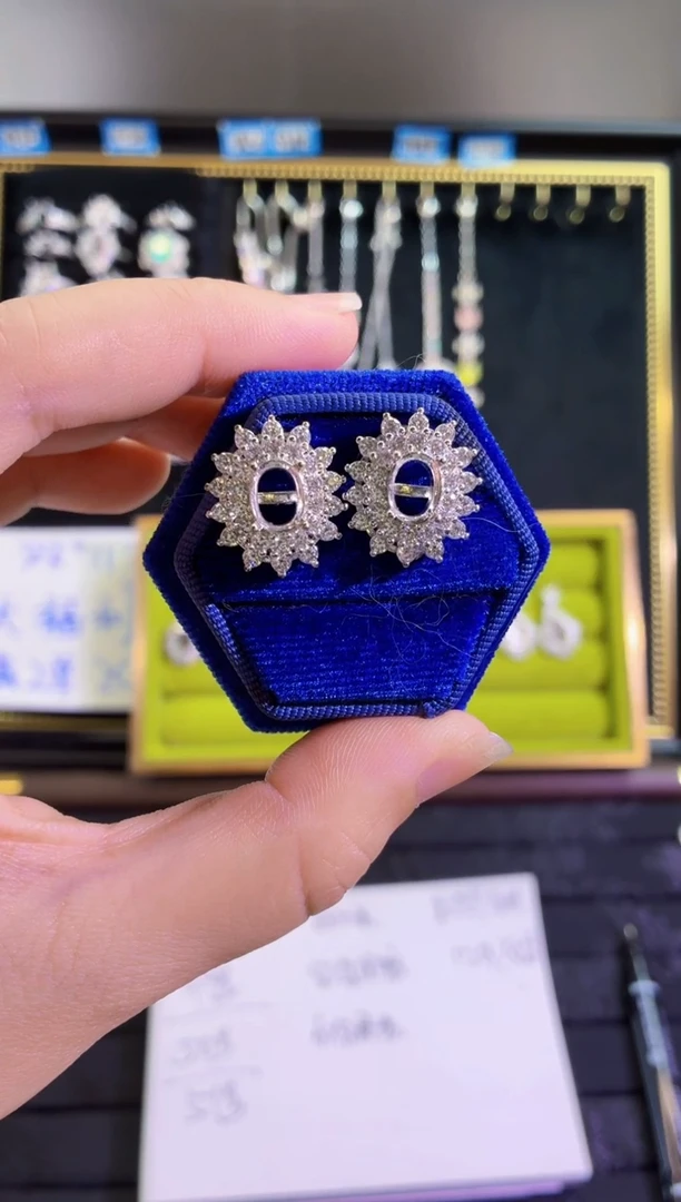 锆石非金属50号 6*8蛋形 空托