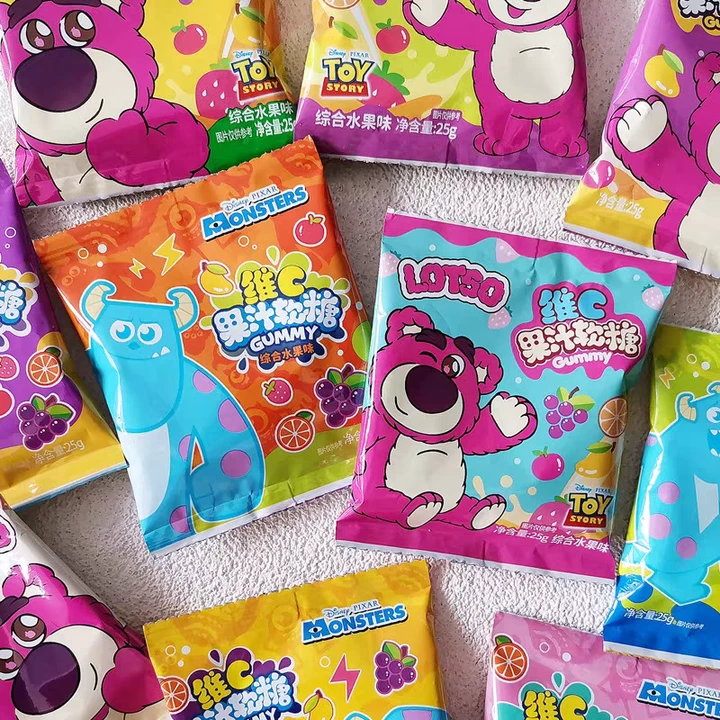 LOTSO维C果汁软糖草莓熊造型软糖儿童生日礼物送小孩美味零食散装