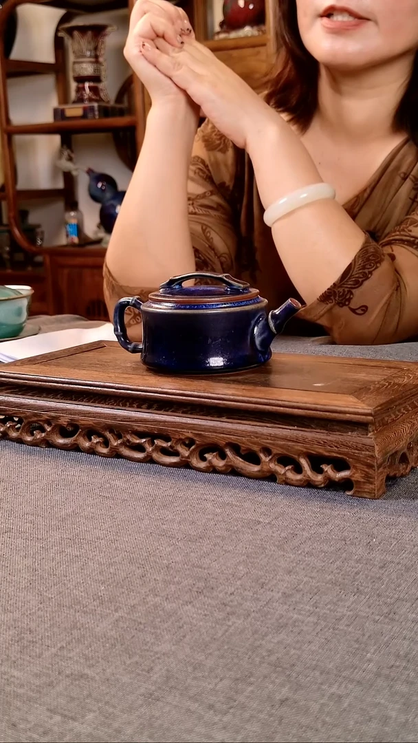 汉瓦壶 土魂钧瓷