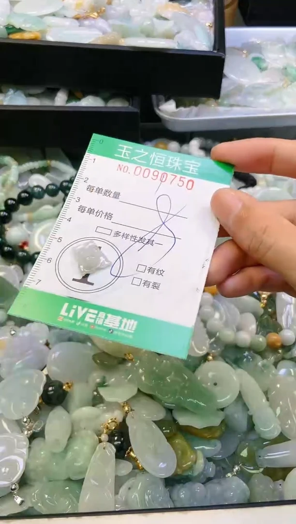 翡翠未镶嵌颈饰闪购0090750