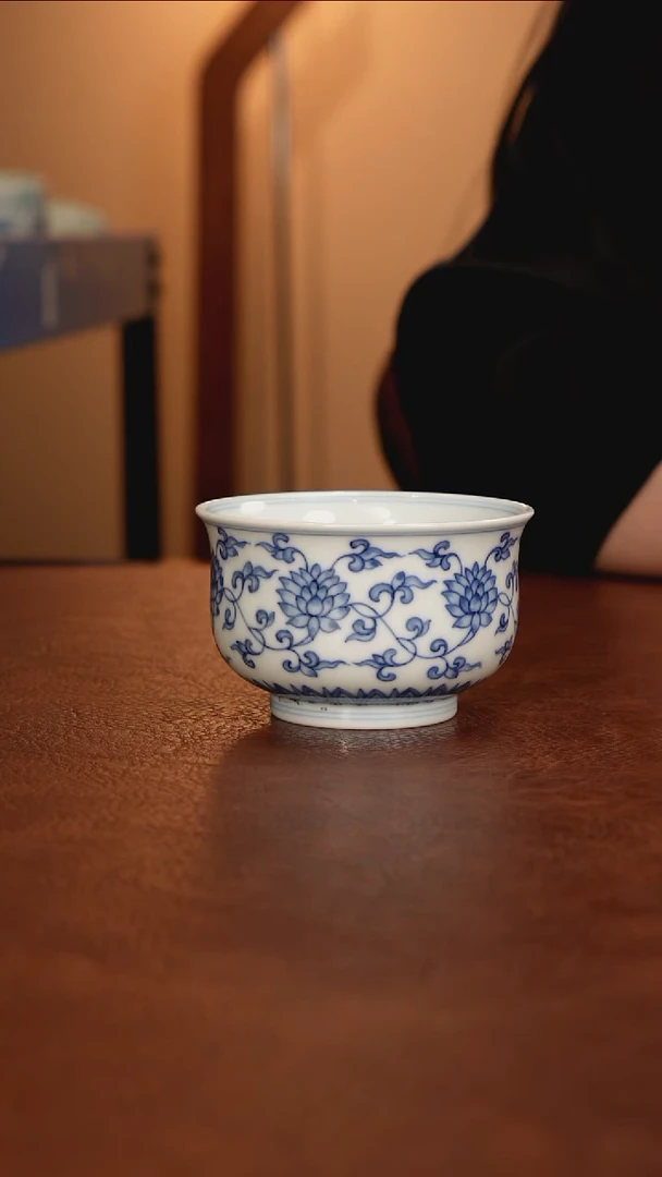 景德镇瓷器,青花瓷手绘茶具~