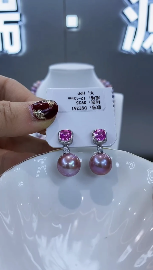 未镶嵌耳饰淡水珍珠淡水耳钉