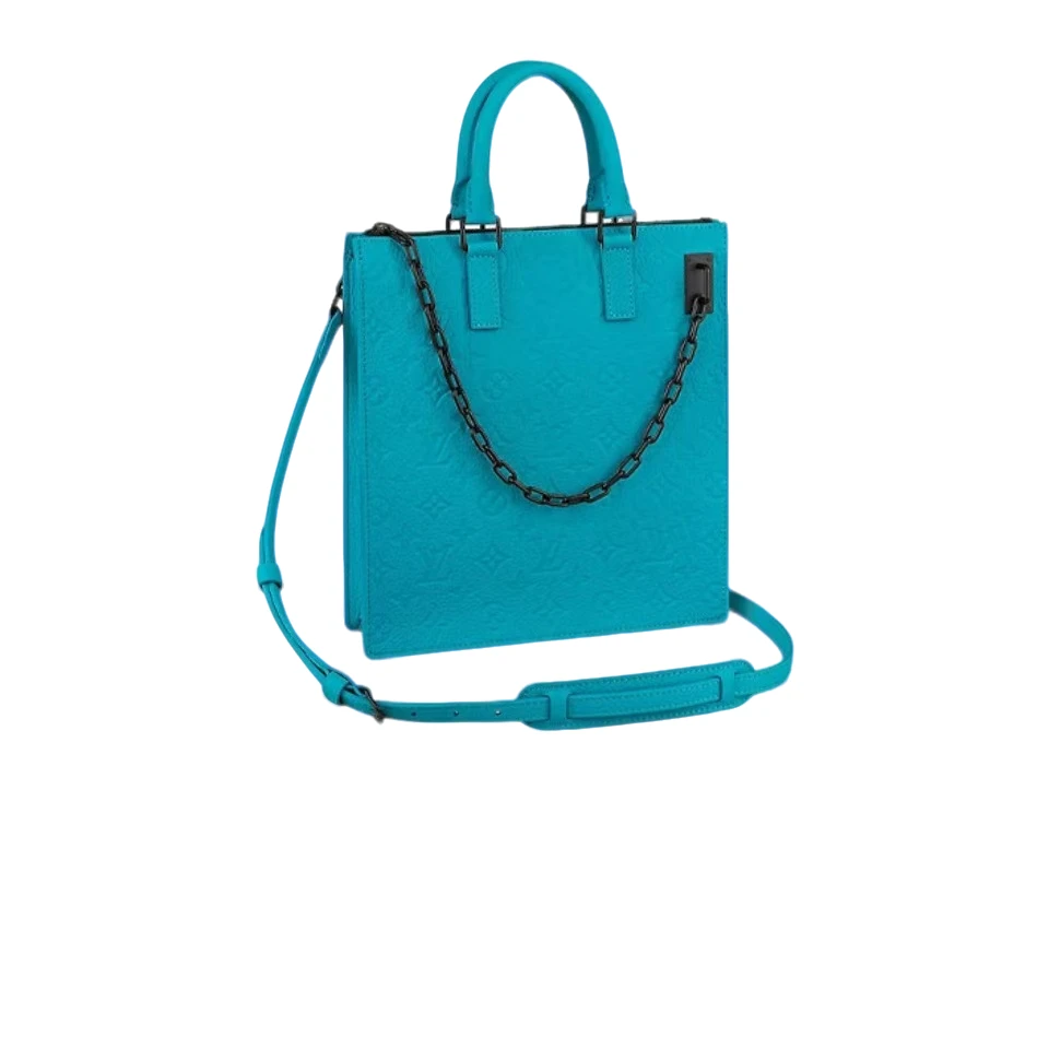 99新 LouisVuitton/路易威登 Lv蓝色琴谱包/S81