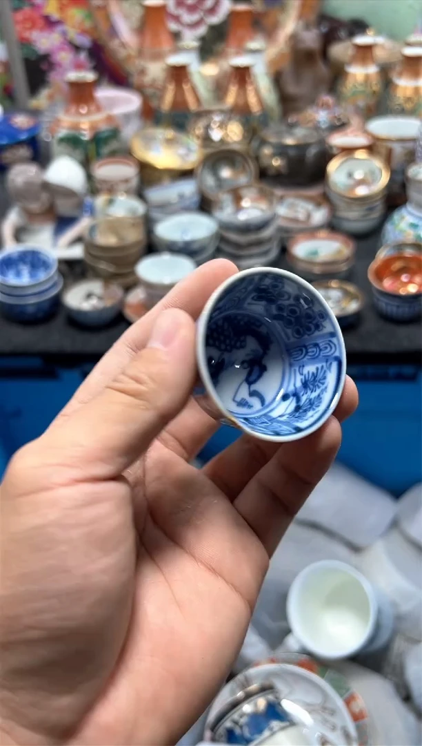 瓷片夏目海外回流瓷器中古品。瑕