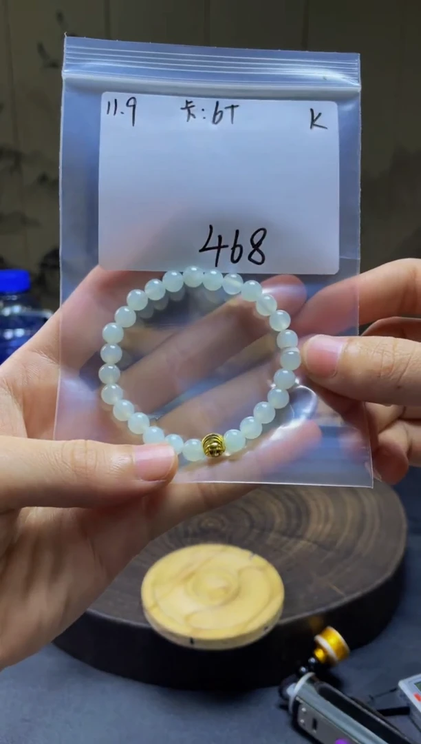未镶嵌定制翡翠珠串 拍一发一
