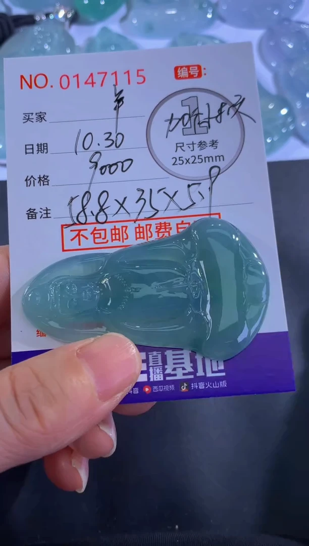 颈饰未镶嵌翡翠卢***水！